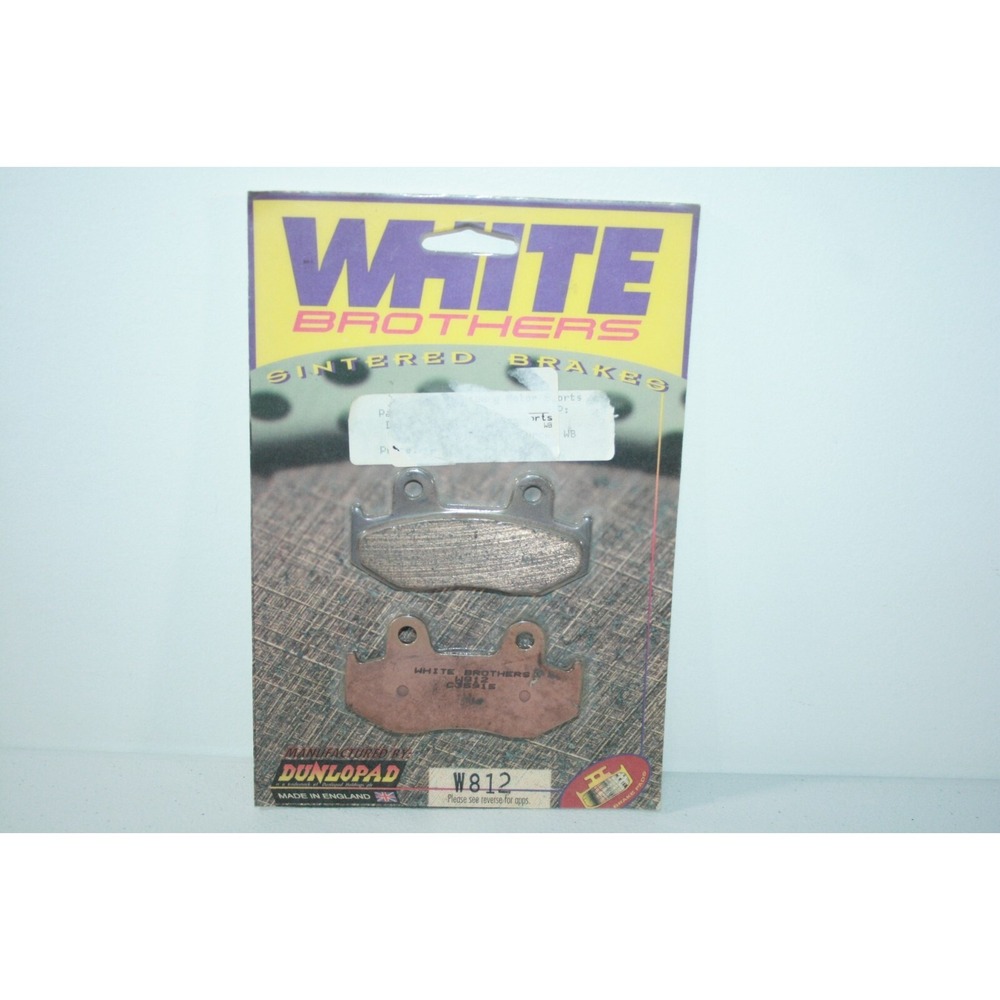 White Brothers W812 Sintered Brake Pads 1984-1987 Honda MBX MTX CR XR XLR LX TRX